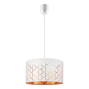 Kaapelikiinnitteinen riippuvalaisin ULLE 1xE27/15W/230V valkoinen