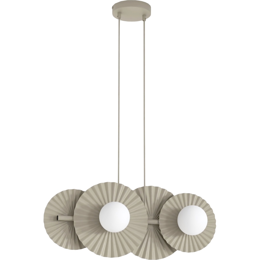 Kaapelikiinnitteinen UMBRA-riippuvalaisin 4xG9/8W/230V, beige