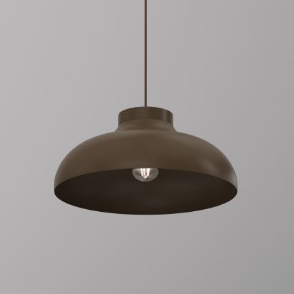 Kaapeliriippuvalaisin BASCA 1xE27/15W/230V, ruskea