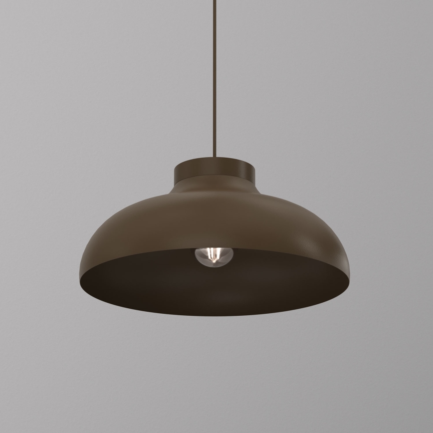 Kaapeliriippuvalaisin BASCA 1xE27/15W/230V, ruskea