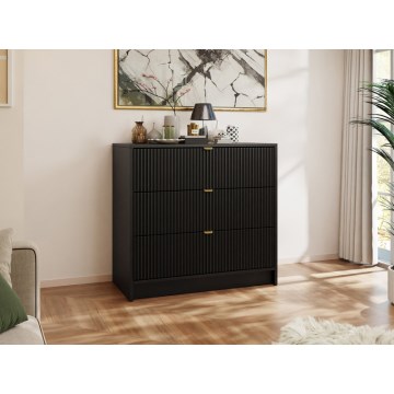 Kaappi TIRENO 75x80 cm musta