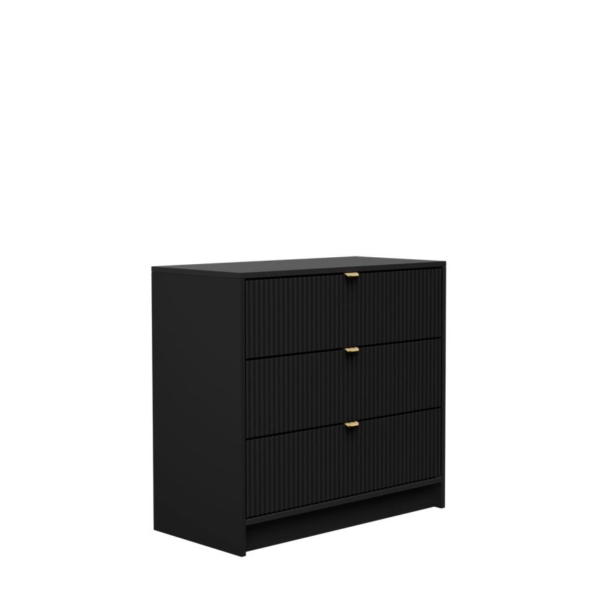 Kaappi TIRENO 75x80 cm musta