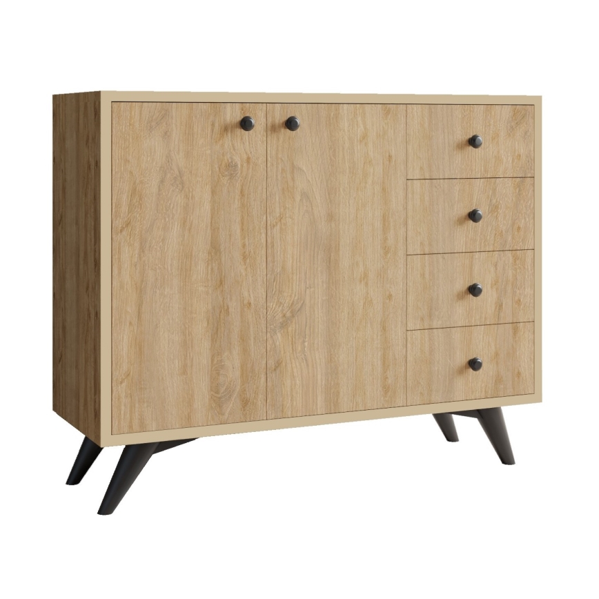 Kaappi WAGA 82x100 cm ruskea