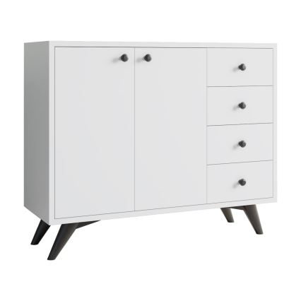 Kaappi WAGA 82x100 cm valkoinen