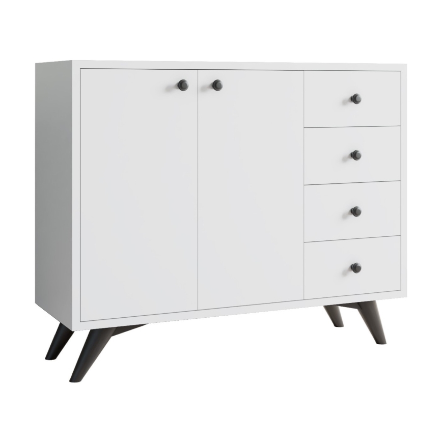 Kaappi WAGA 82x100 cm valkoinen