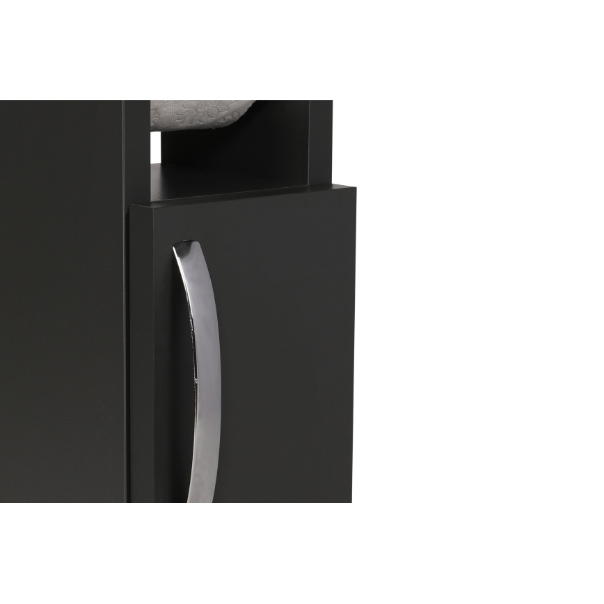 Kaappi wc-paperitelineellä STAR 65x15 cm antrasiitti