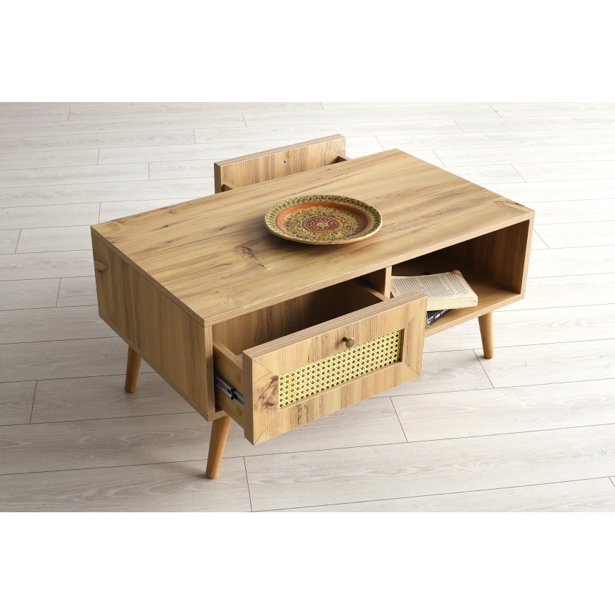 Kahvipöytä SIDYMA 45x97 cm ruskea