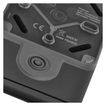 Kaksinkertainen pistorasia kohteelle humid environment IP55