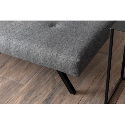 Kaksipaikkainen sohva LOKO vaaleanharmaa