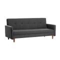 Kaksipaikkainen sohva NARA tummanharmaa
