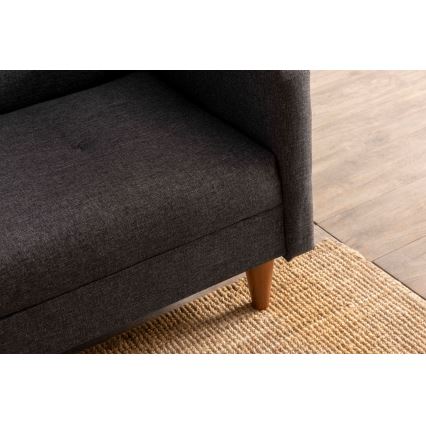 Kaksipaikkainen sohva NARA tummanharmaa