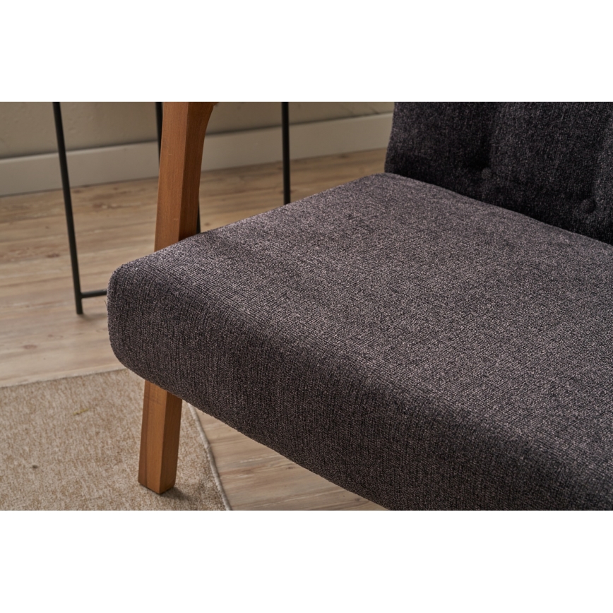 Kaksipaikkainen sohva TUMI antrasiitti