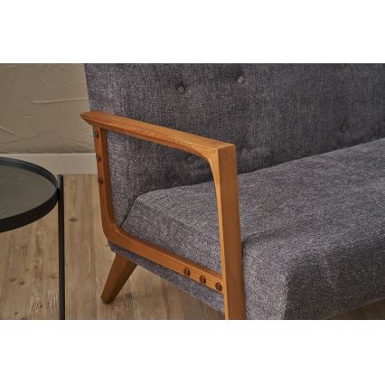 Kaksipaikkainen TUMI-sohva, harmaa