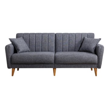 Kaksipaikkainen vuodesohva KITO, tummanharmaa