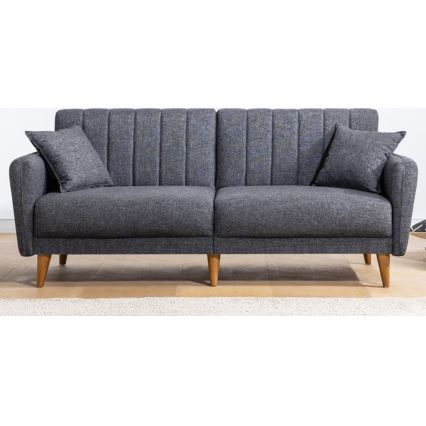 Kaksipaikkainen vuodesohva KITO, tummanharmaa