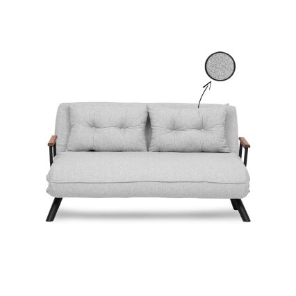 Kaksipaikkainen vuodesohva QIRA harmaa