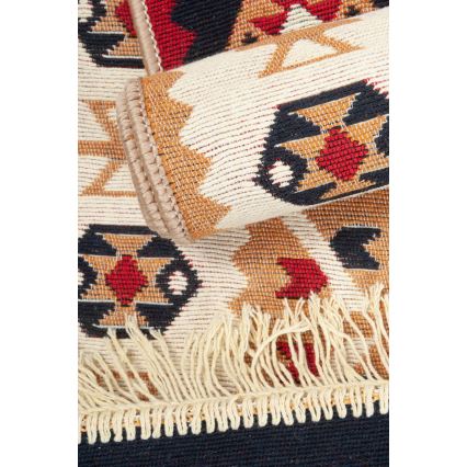 Kaksipuolinen itämainen KILIM GOLD -matto 60x120 cm, monivärinen