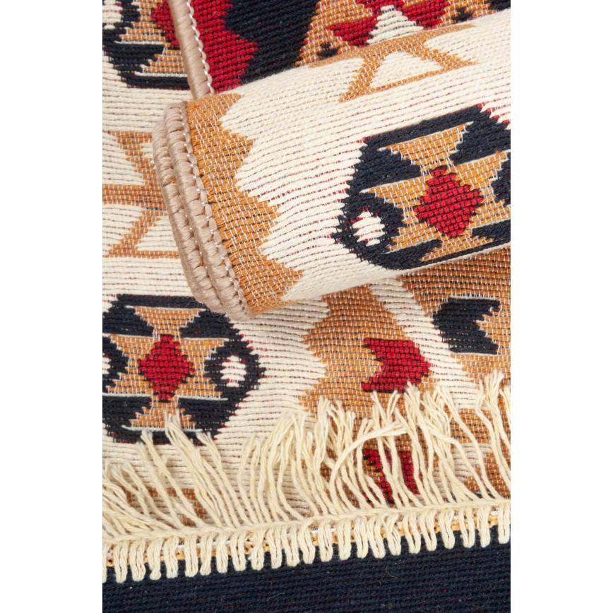 Kaksipuolinen itämainen KILIM GOLD -matto 60x120 cm, monivärinen