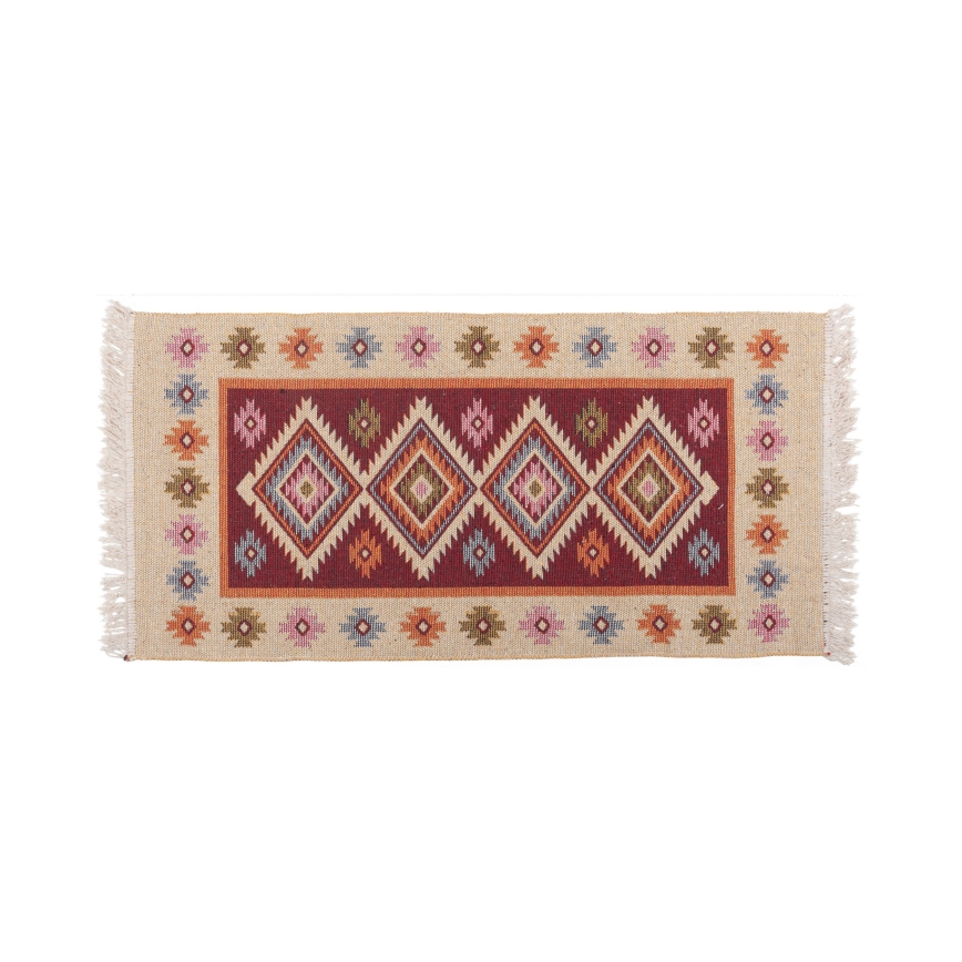 Kaksipuolinen orientaalinen matto KILIM 80x150 cm punainen/beige