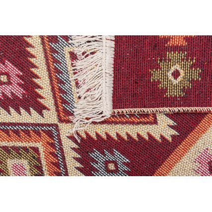 Kaksipuolinen orientaalinen matto KILIM 80x150 cm punainen/beige