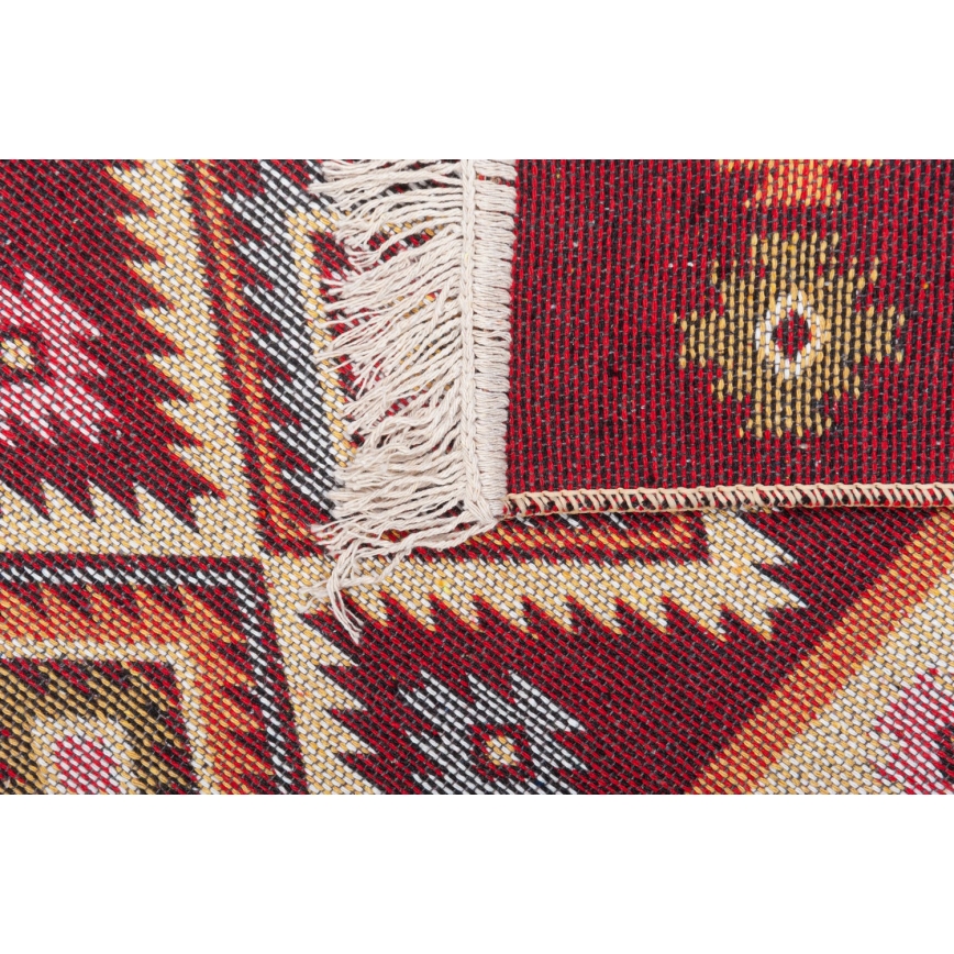 Kaksipuolinen orientaalinen matto KILIM 80x150 cm punainen/beige