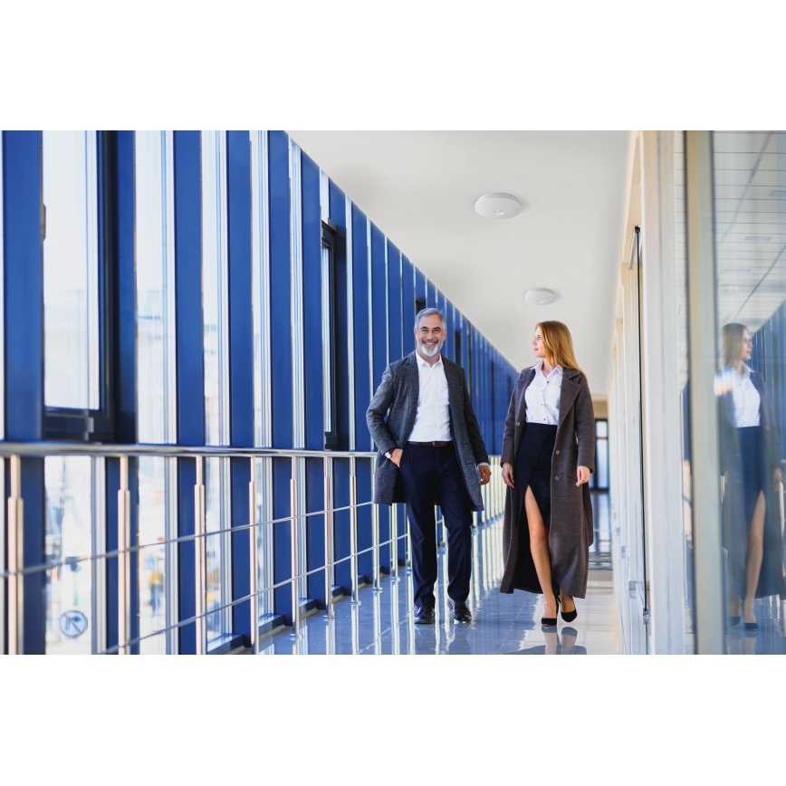 LED-kattovalaisin liike- ja hämärätunnistimella FOGLER LED/17W/230V, halkaisija 33 cm