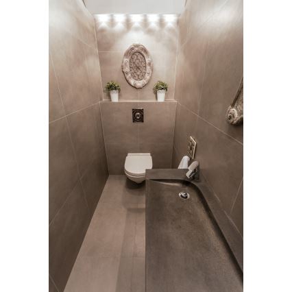 LED upotettava ulkovalo IMBER LED/1W/12V 4000K halkaisija 3 cm 30 lm IP65 musta