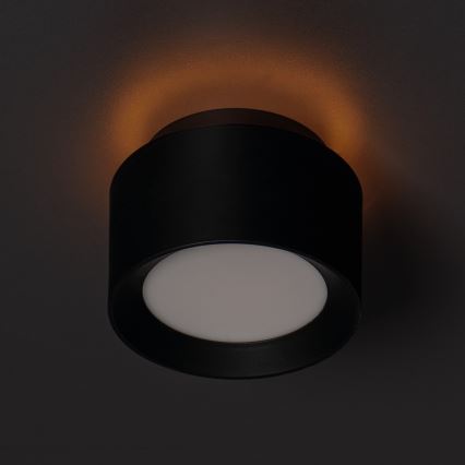 LED-kohdevalaisin SONOR LED/12W/230V 3000/4000/5700K + LED/1,5W 2200K Ø 14 cm musta