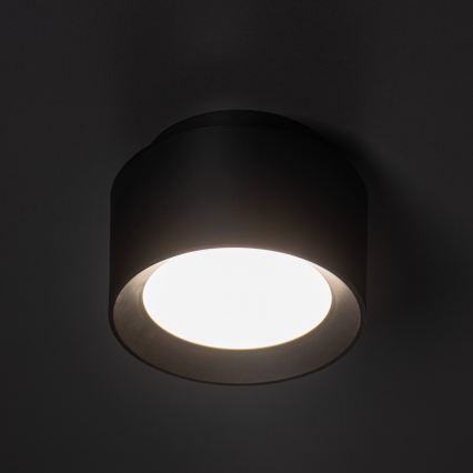 LED-kohdevalaisin SONOR LED/12W/230V 3000/4000/5700K + LED/1,5W 2200K Ø 14 cm musta