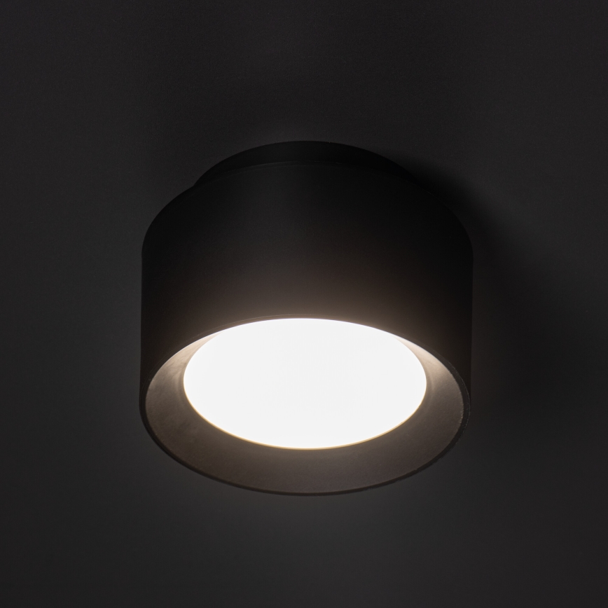 LED-kohdevalaisin SONOR LED/12W/230V 3000/4000/5700K + LED/1,5W 2200K Ø 14 cm musta
