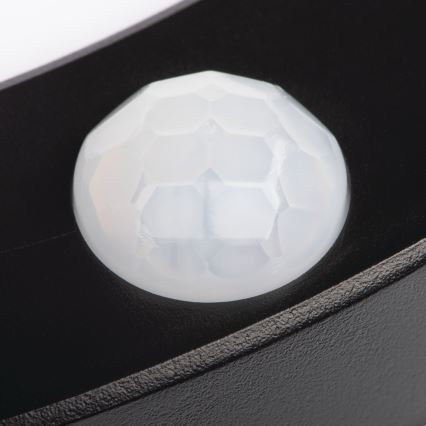 LED Katto/uppovalaisin liiketunnistimella 2-in-1 ERGA LED/17W/230V 3000/4000/6500K musta
