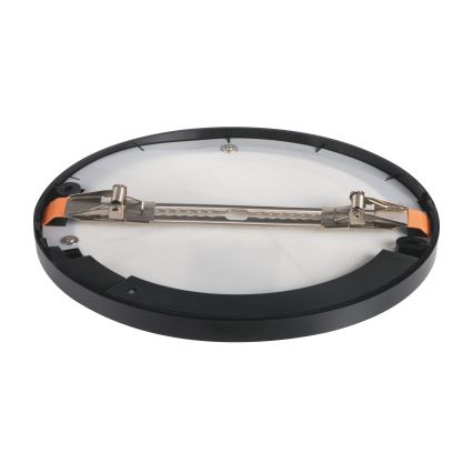 LED Katto/uppovalaisin liiketunnistimella 2-in-1 ERGA LED/17W/230V 3000/4000/6500K musta
