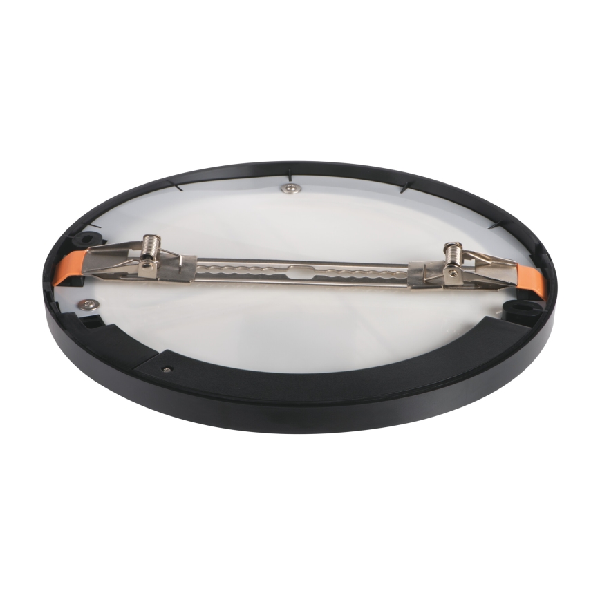 LED Katto/uppovalaisin liiketunnistimella 2-in-1 ERGA LED/17W/230V 3000/4000/6500K musta