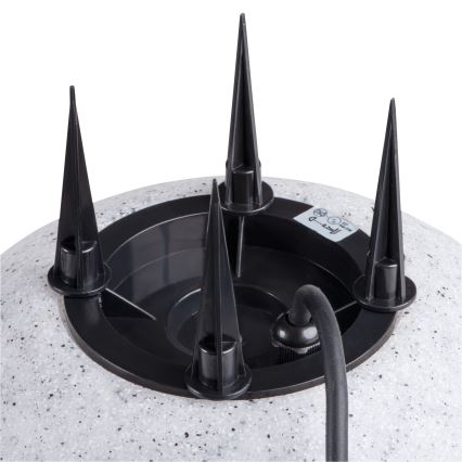 Ulkovalaisin STONO 1xE27/15W/230V Ø 20 cm IP65