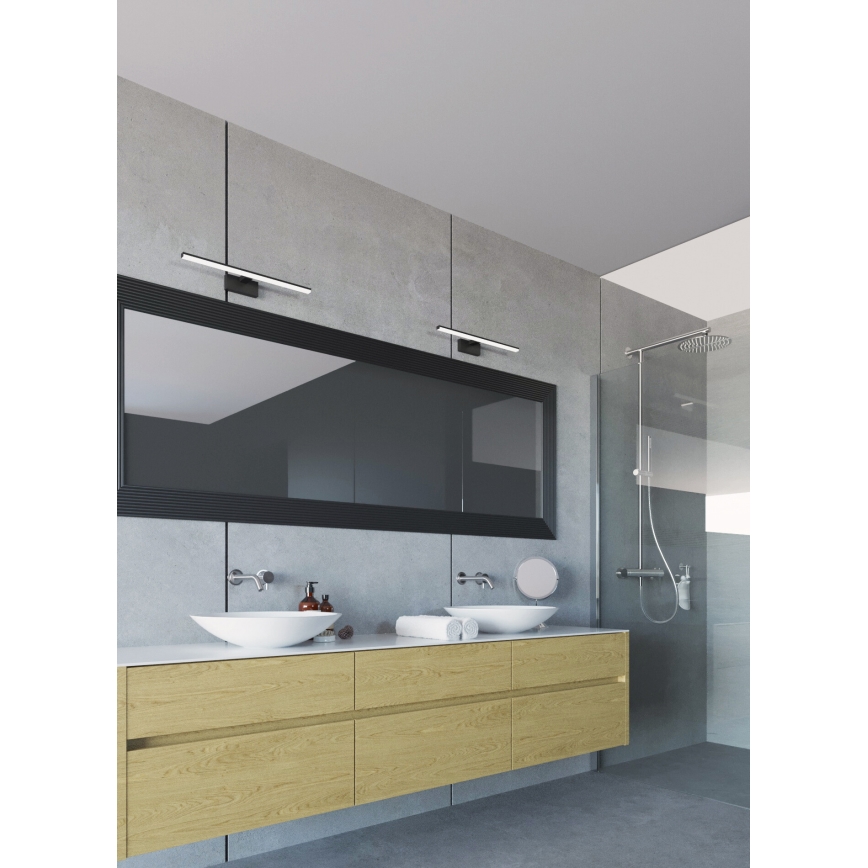 LED-peilivalon kylpyhuoneeseen ASTEN LED/8W/230V IP44 musta