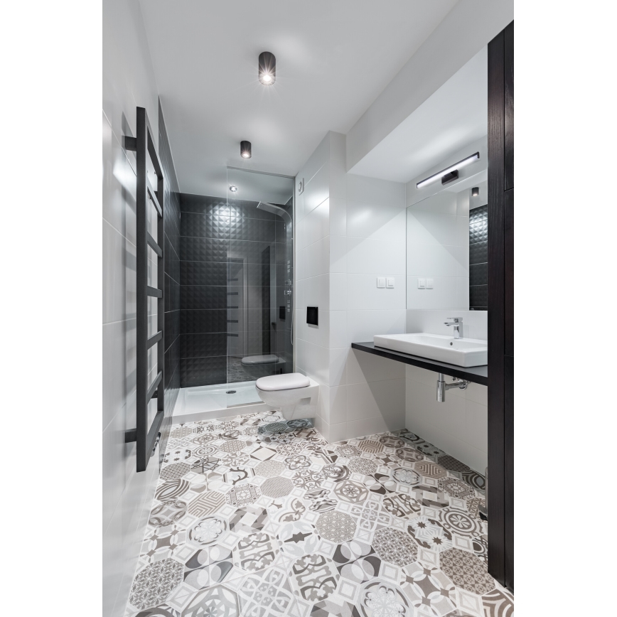 LED-peilivalon kylpyhuoneeseen ASTEN LED/8W/230V IP44 musta