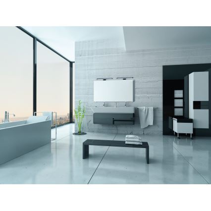 LED-peilivalon kylpyhuoneeseen ASTEN LED/12W/230V IP44 musta