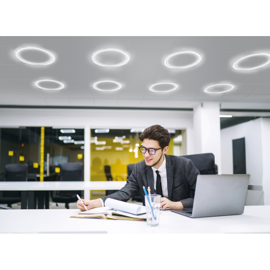 LED-kattokehys AVAR LED/40W/230V 4000K halkaisija 59 cm