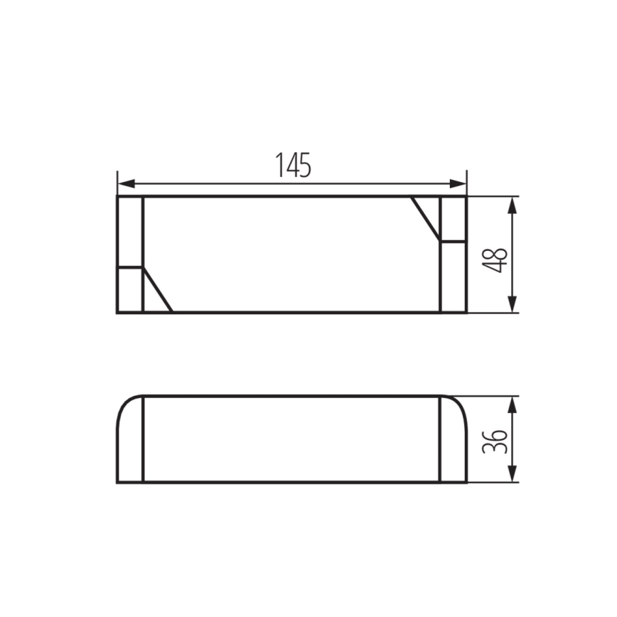 Elektroninen muuntaja 0-30W/230V/12V DC