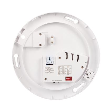 LED-kattovalaisin liiketunnistimella ja hämäräkytkimellä VARSO LED/22/30W/230V 3000/4000/6500K halkaisija 33 cm IP54