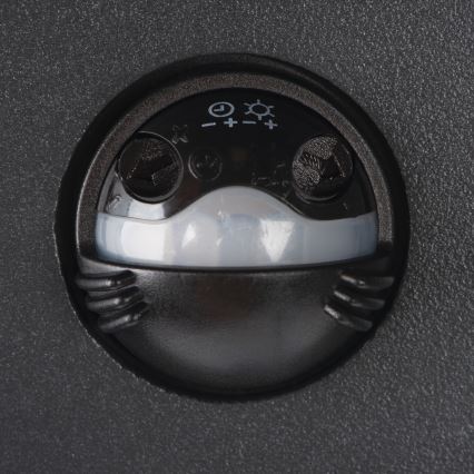 LED-ulkovalaisin seinälle liiketunnistimella ja hämäräkytkimellä REKA LED/7W/230V IP54, antrasiitti, neliömäinen