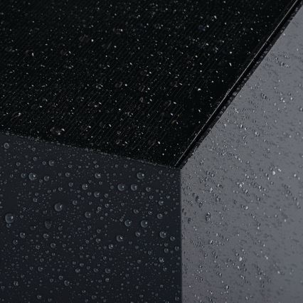 LED-aurinkoseinävalaisin liiketunnistimella REKA LED/6W/3,7V 1800 mAh 3000/4000/6500K IP65 musta