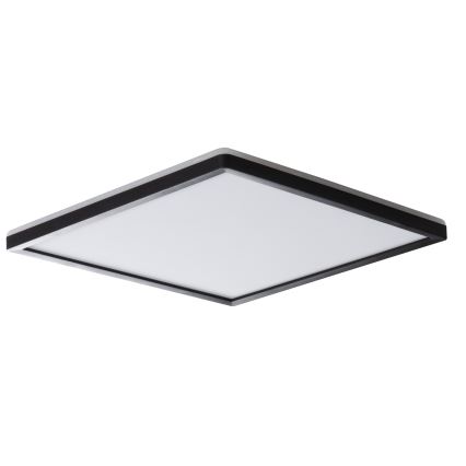 LED-kattovalaisin kylpyhuoneeseen AZPO LED/22W/230V 42x42 cm IP54 musta