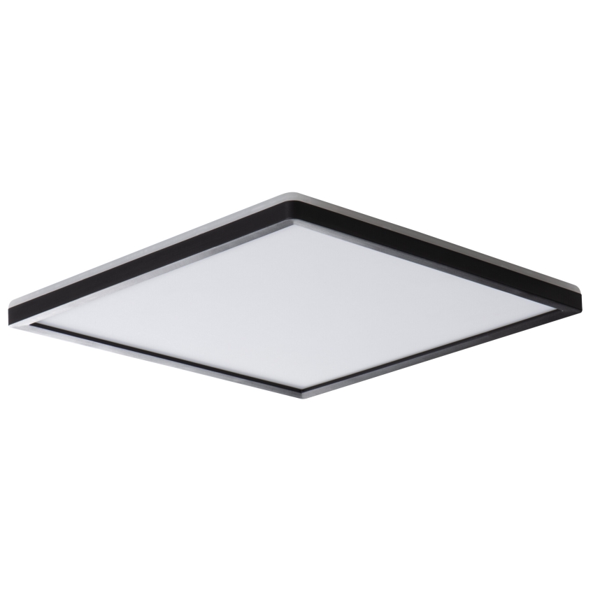 LED-kattovalaisin kylpyhuoneeseen AZPO LED/22W/230V 42x42 cm IP54 musta