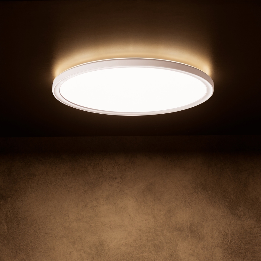 AZPO LED-kattovalaisin 18,5 W / 230 V, 3000/4000/6000 K, halkaisija 29 cm, IP54, valkoinen