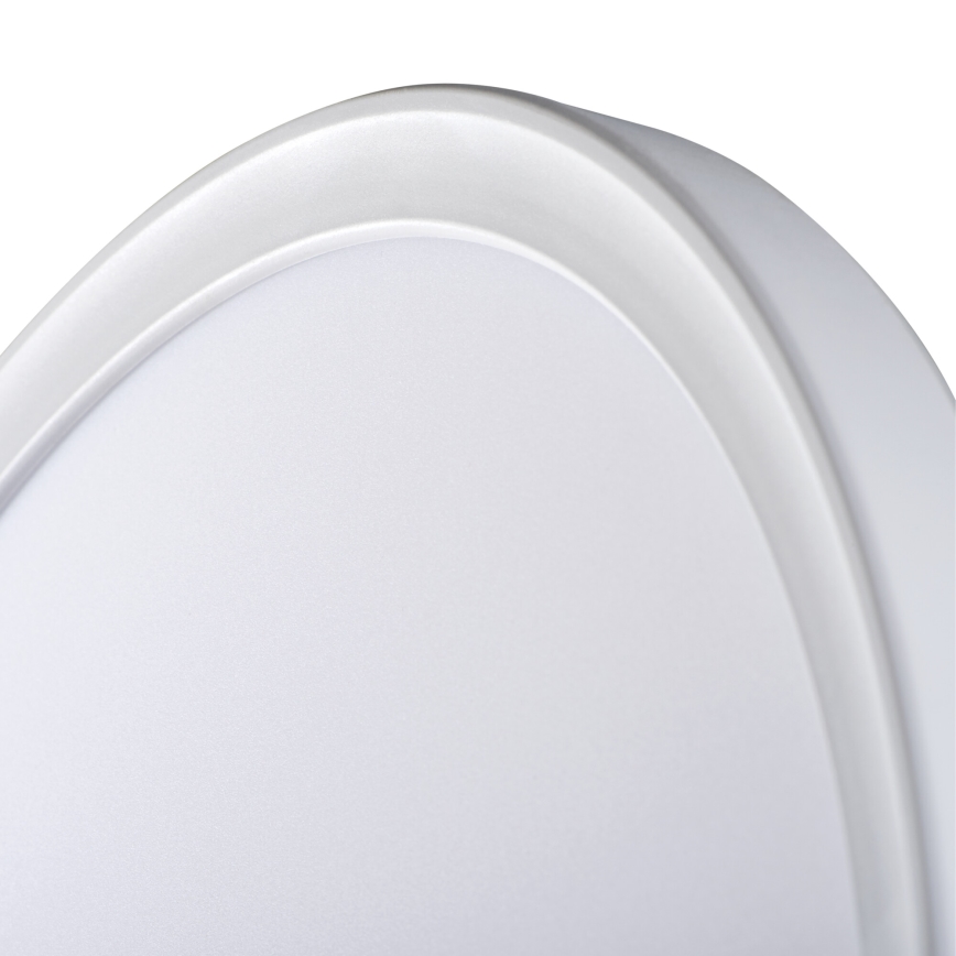 AZPO LED-kattovalaisin 18,5 W / 230 V, 3000/4000/6000 K, halkaisija 29 cm, IP54, valkoinen