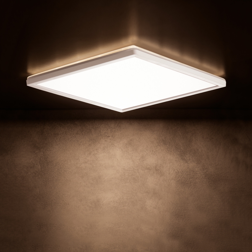 LED kattovalaisin AZPO LED/12,3W/230V 3000/4000/6000K 22,5x22,5 cm IP54 valkoinen