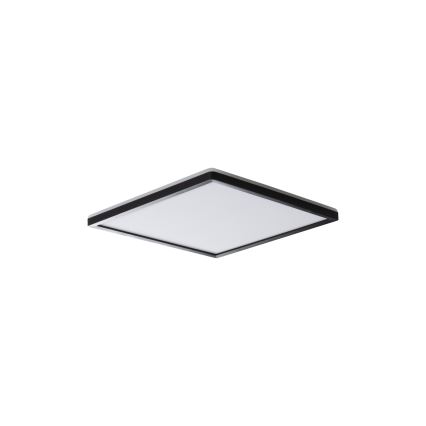 LED-kattovalaisin AZPO LED/12,3W/230V 3000/4000/6000K 22,5x22,5 cm IP54 musta