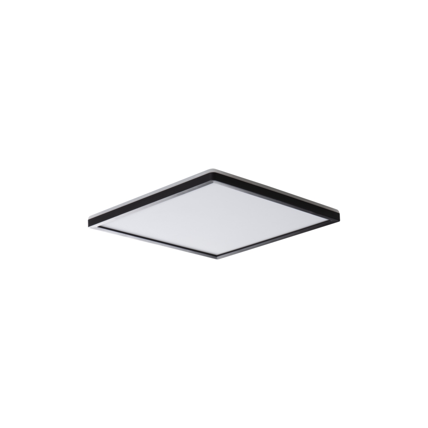 LED-kattovalaisin AZPO LED/12,3W/230V 3000/4000/6000K 22,5x22,5 cm IP54 musta