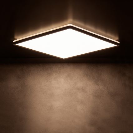 LED-kattovalaisin AZPO LED/17,5W/230V 3000/4000/6000K 30x30 cm IP54 musta